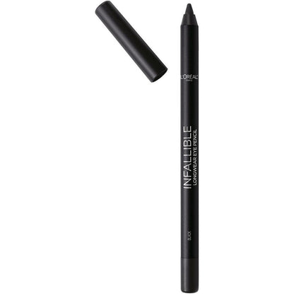 L'Oreal Paris Infallible Pro-Last Waterproof Pencil Eyeliner front view black shade
