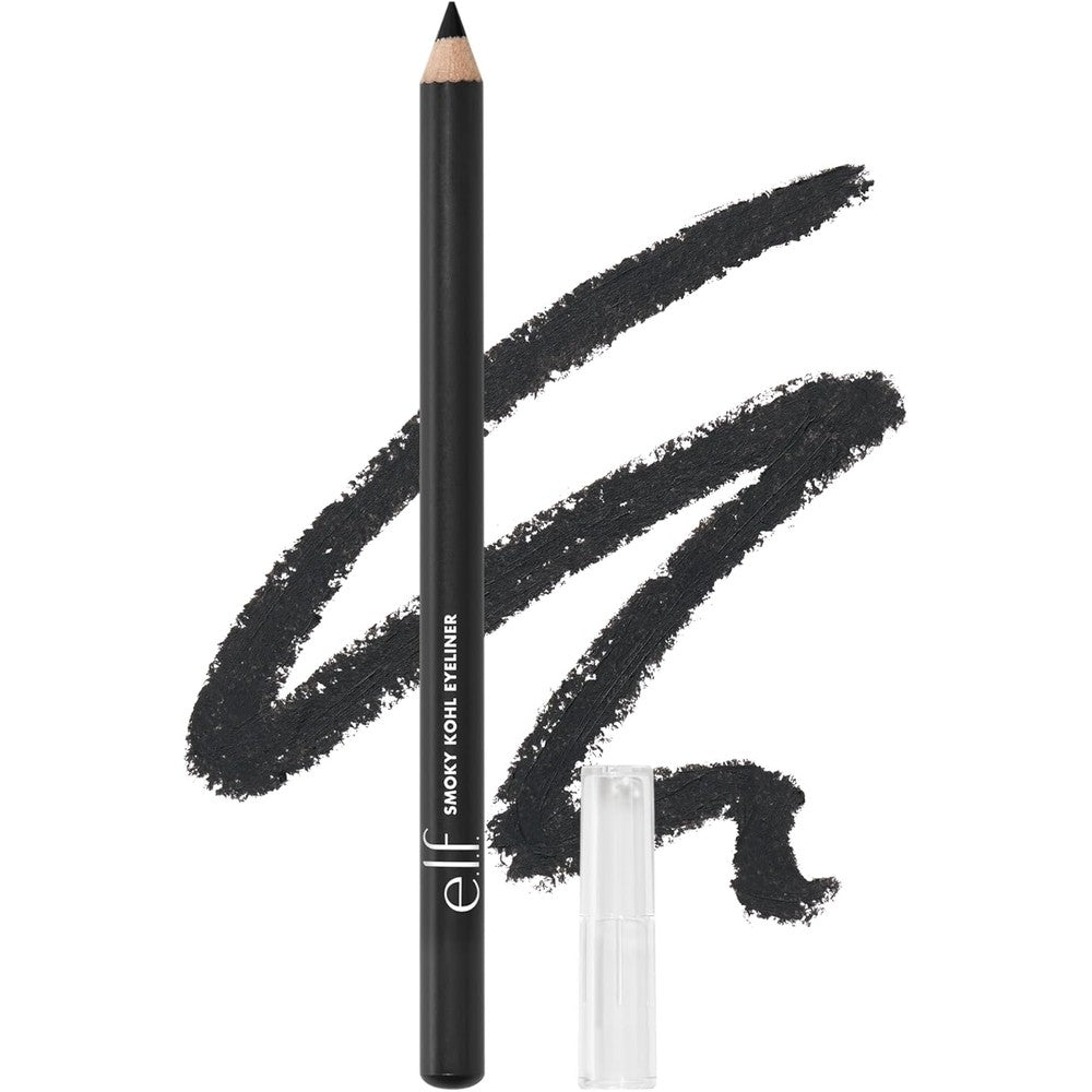 E.l.f. Smoky Kohl Eyeliner Black Velvet front view matte eye pencil