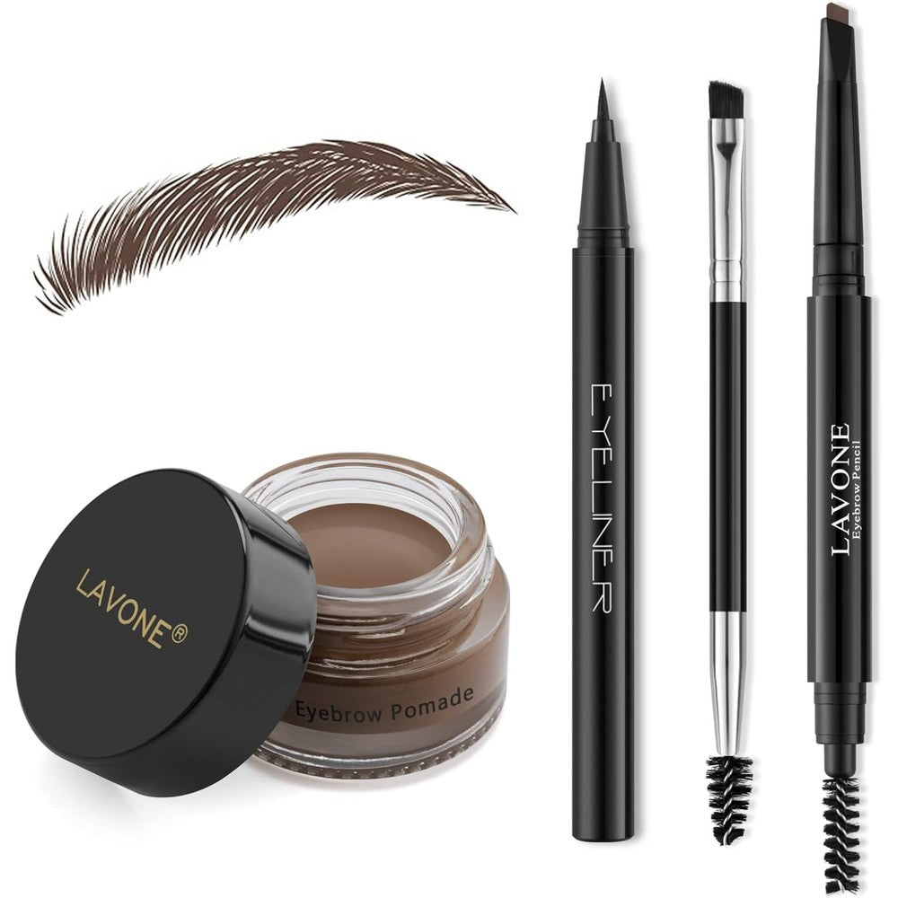 Lavone Makeup Kit Eyebrow Stamp Pencil front view with complete packaging