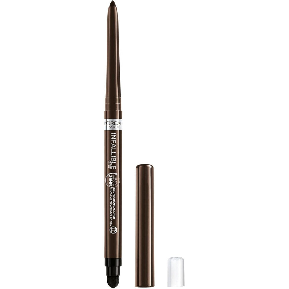L'Oreal Paris Infallible Grip Mechanical Gel Eyeliner Brown Denim front view