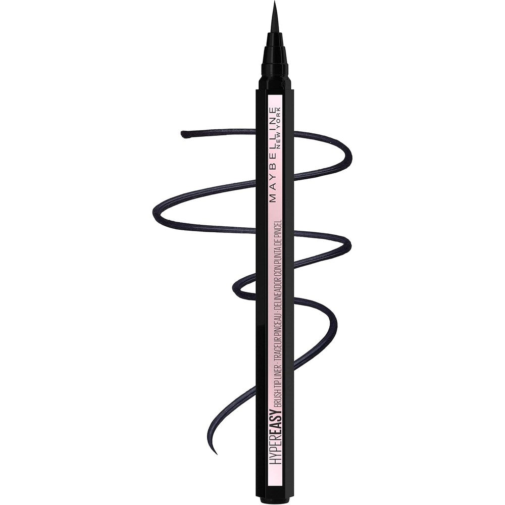 Maybelline New York Hyper Easy Liquid Pen No-Skip Eyeliner, Satin Finish, Waterproof Formula, Pitch Black, 0.018 Fluid Ounce - Image 1