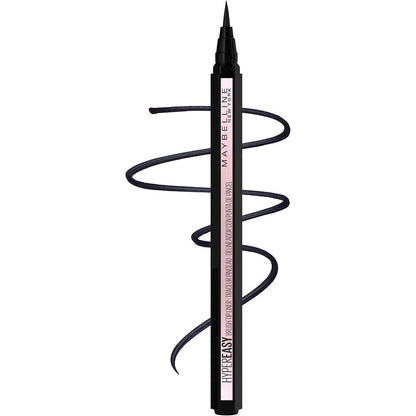 Maybelline New York Hyper Easy Liquid Pen No-Skip Eyeliner, Satin Finish, Waterproof Formula, Pitch Black, 0.018 Fluid Ounce - Image 1