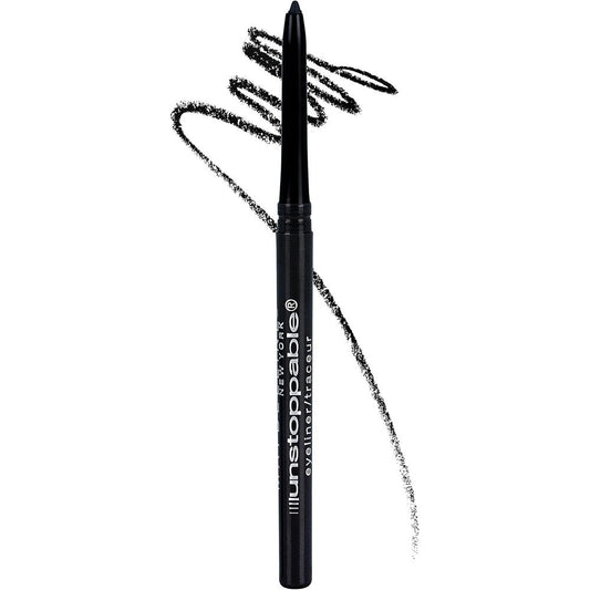 Maybelline Unstoppable Waterproof Mechanical Black Eyeliner Pencil front view package