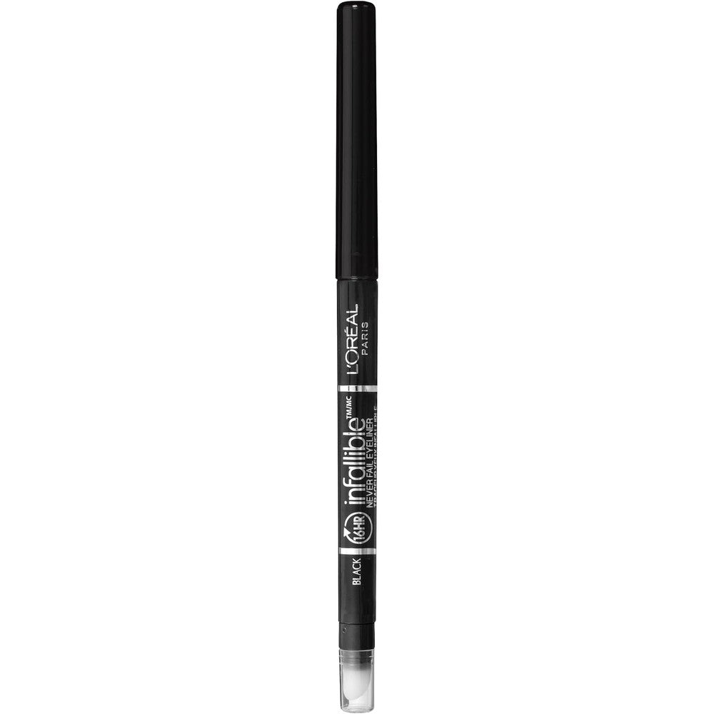 L'Oreal Paris Infallible Never Fail Mechanical Pencil Eyeliner front view smudge-proof makeup.
