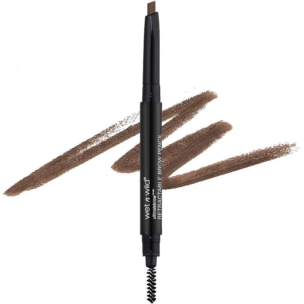 Wet N Wild Ultimate Eyebrow Retractable Definer Pencil Medium Brown front view