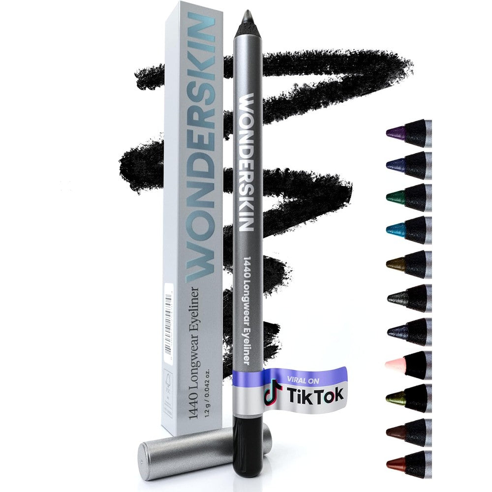 Wonderskin 1440 Longwear Deep Black Eyeliner Pencil front view