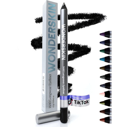 Wonderskin 1440 Longwear Deep Black Eyeliner Pencil front view