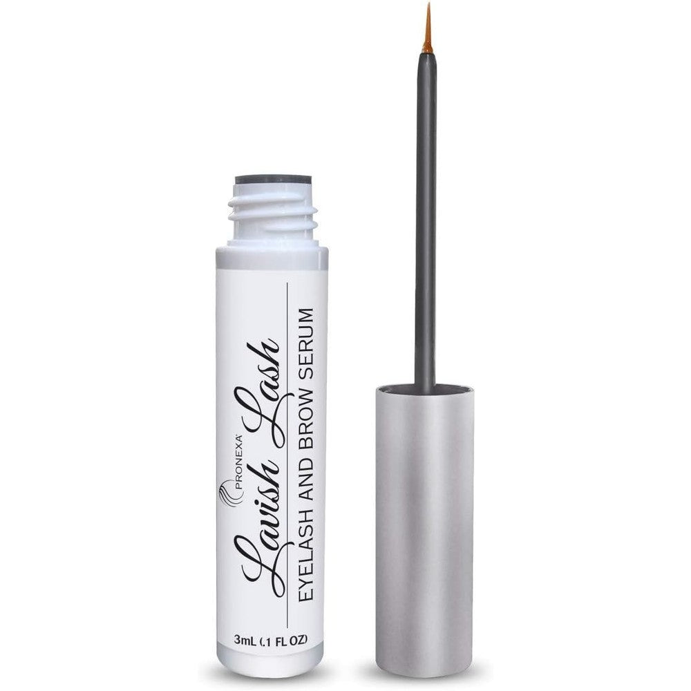 Pronexa Hairgenics Lavish Lash Eyelash Growth Enhancer front view showing premium packaging.