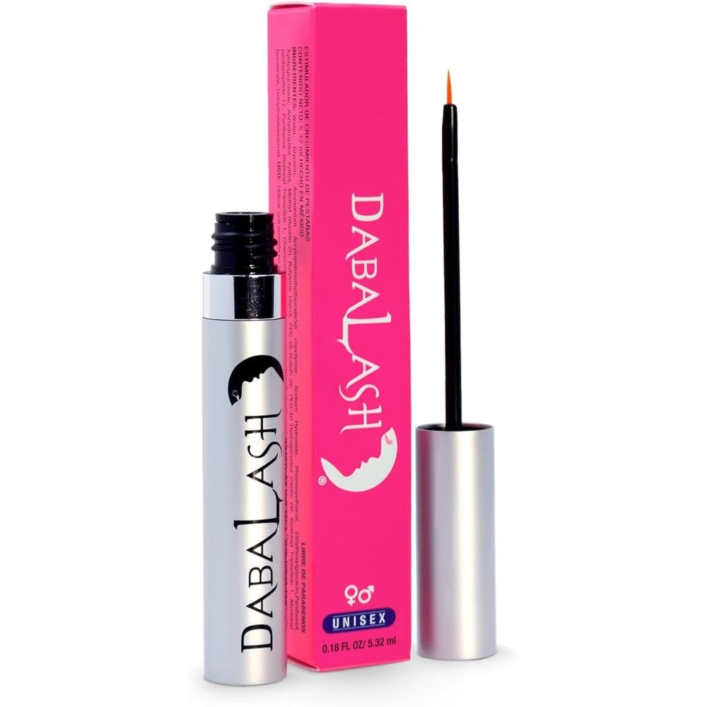 Dabalash Professional Eyelash and Eyebrow Growth Serum front packaging view for premium lash lengthening care.
