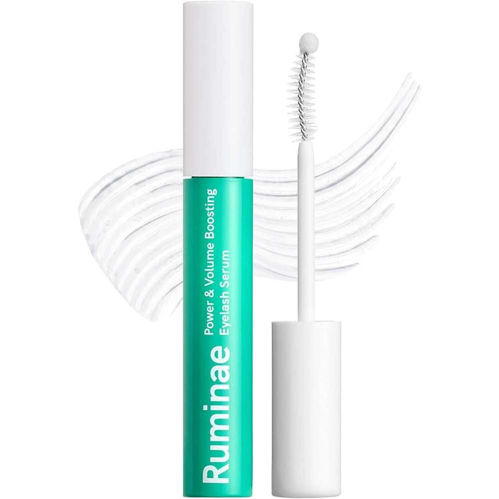 Ruminae Korean Eyelash Growth Serum bright green tube front view