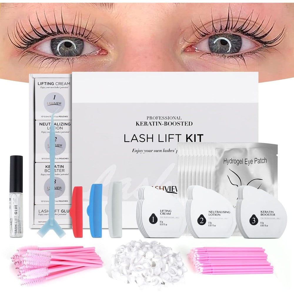 LASHVIEW Professional Eyelash Perm and Lash Lift Kit front packaging view