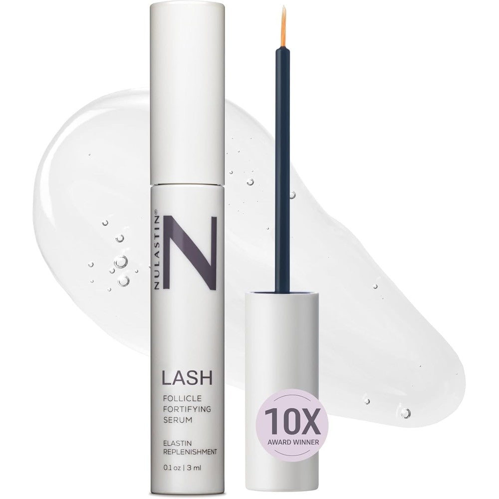 NULASTIN Follicle Fortifying Lash Serum front view of the 0.1 Fluid Ounce bottle for eyelash enhancing.