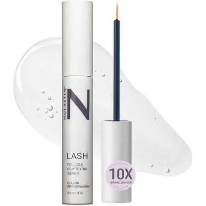 NULASTIN Follicle Fortifying Lash Serum front view of the 0.1 Fluid Ounce bottle for eyelash enhancing.