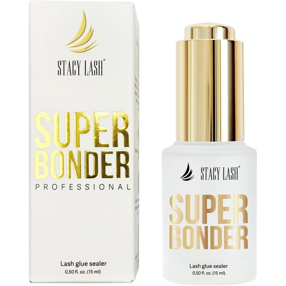 STACY LASH Super Bonder professional eyelash extension sealer 15ml bottle front view