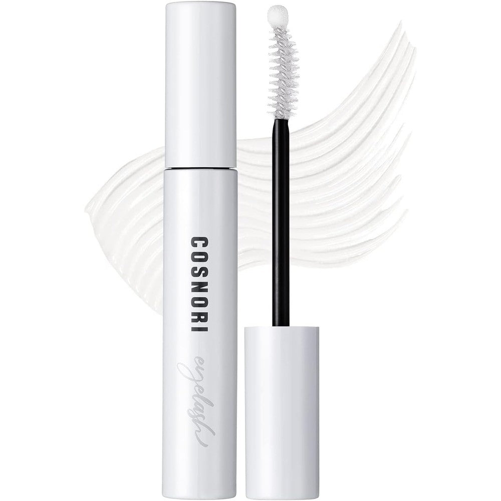 Cosnori Long Active Eyelash Serum front view showing clear bottle packaging.