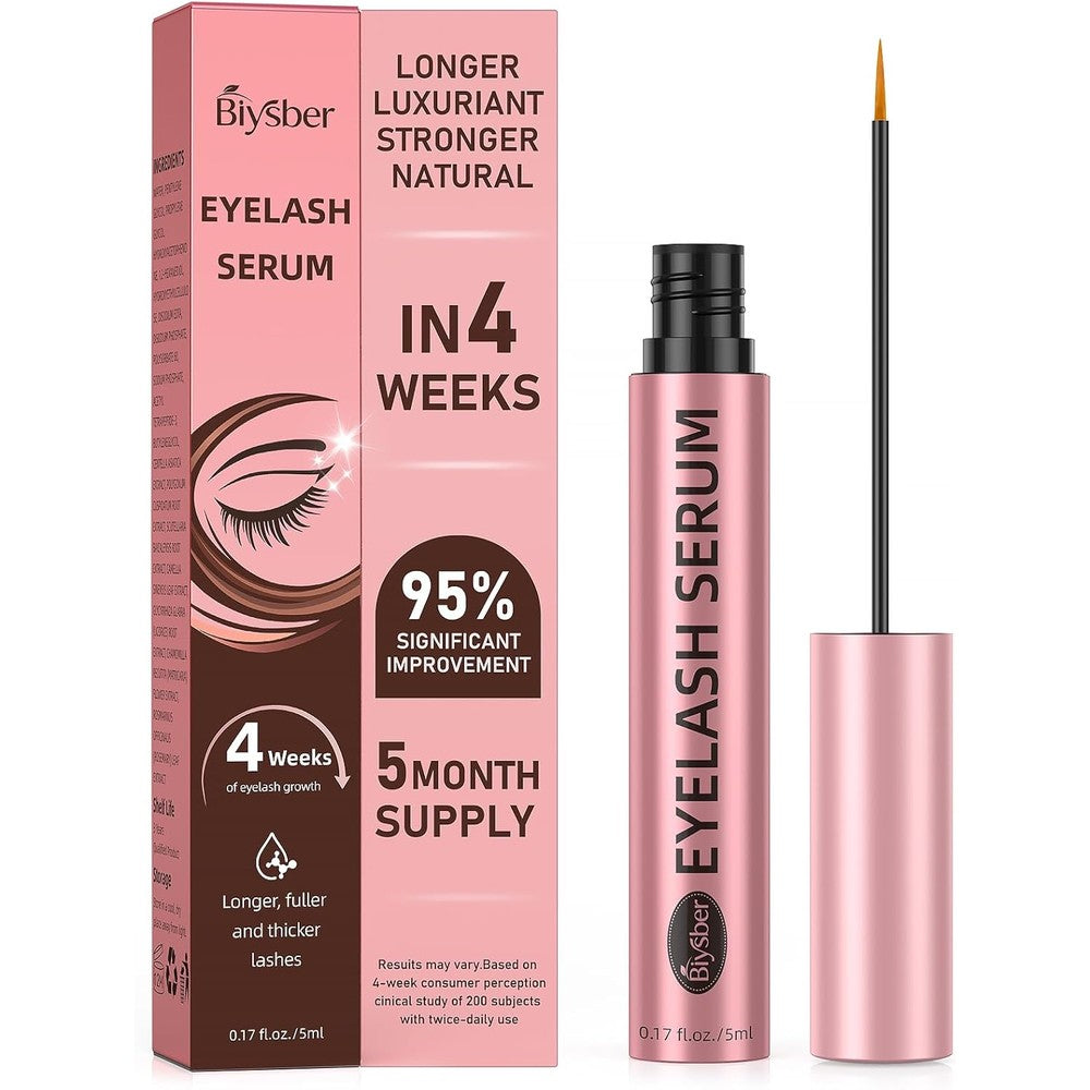 Biysber Liaison lash serum premium eyelash growth formula front view packaging