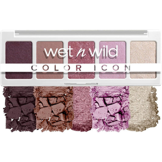 Wet N Wild Color Icon 5 Pan Eyeshadow Palette Petalette front view