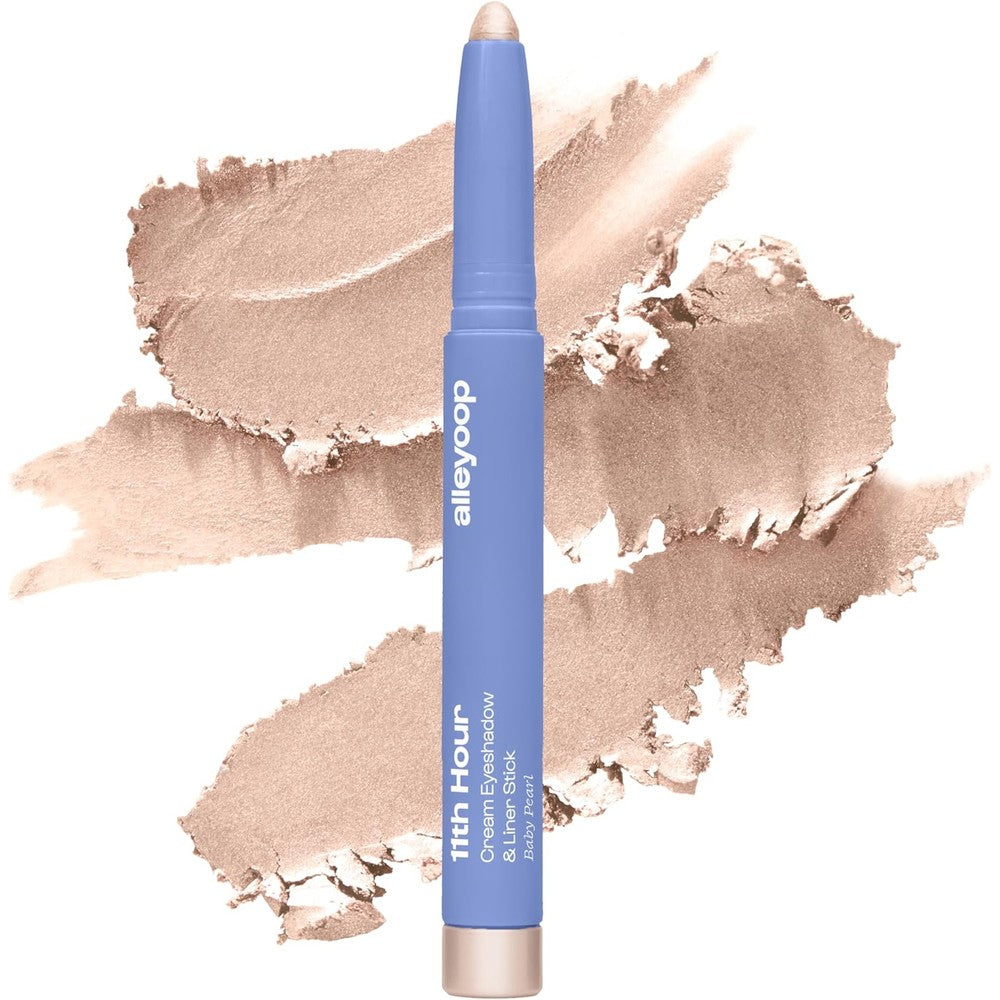 Alleyoop 11th Hour Waterproof Cream Eyeshadow Stick Champagne Shimmer front view