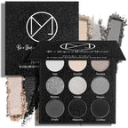 Maki Yika smokey eyeshadow palette front view compact design