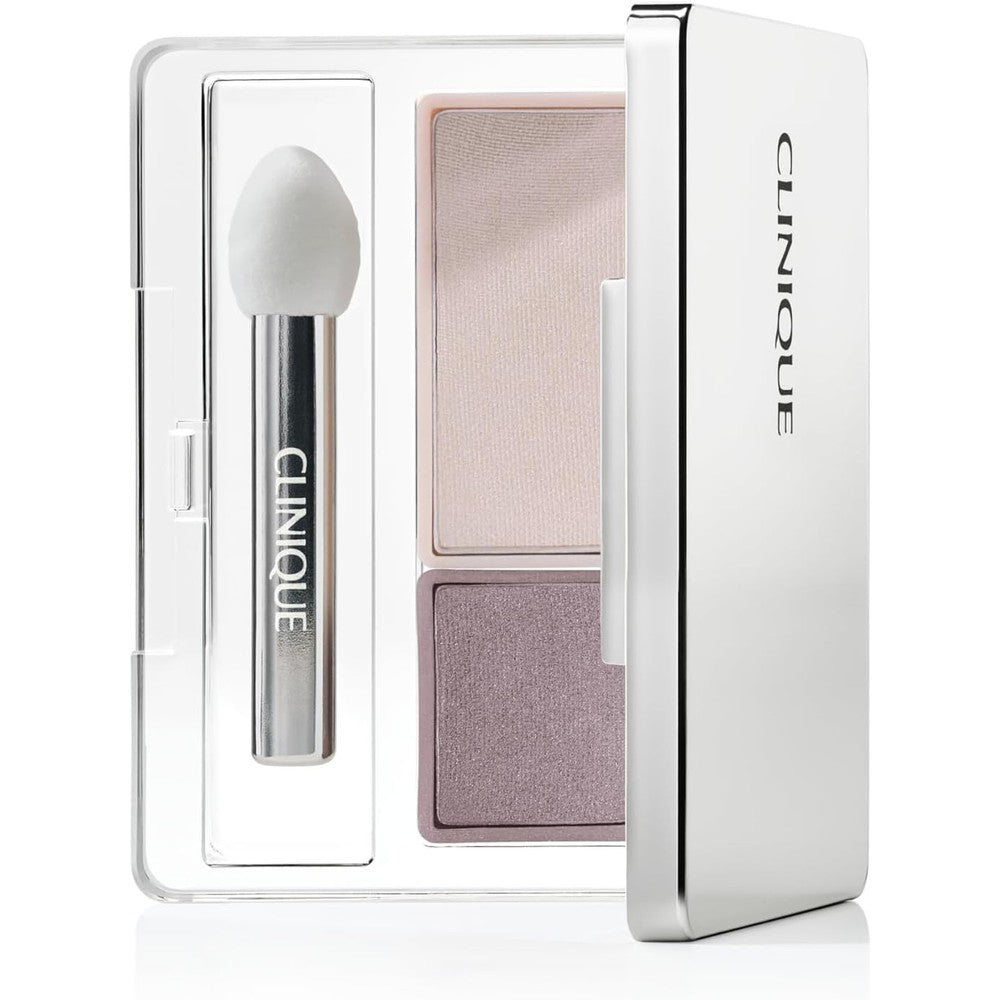 Clinique All About Shadow Duo palette in Twilight Mauve front view