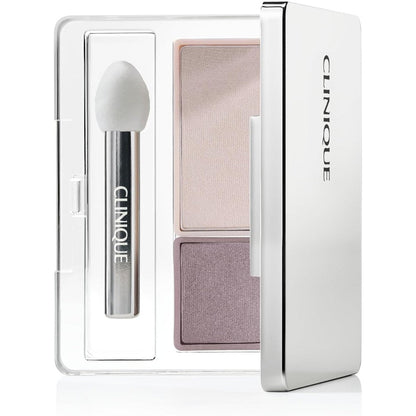 Clinique All About Shadow Duo palette in Twilight Mauve front view