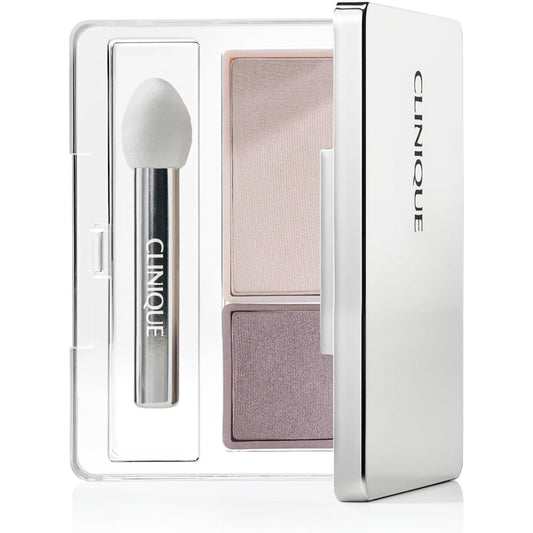 Clinique All About Shadow Duo palette in Twilight Mauve front view