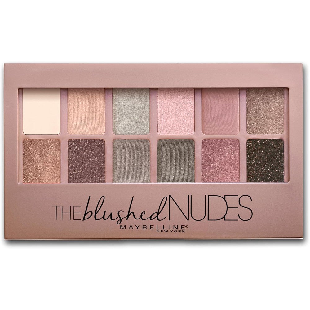 Maybelline New York The Blushed Nudes Eyeshadow Palette front view