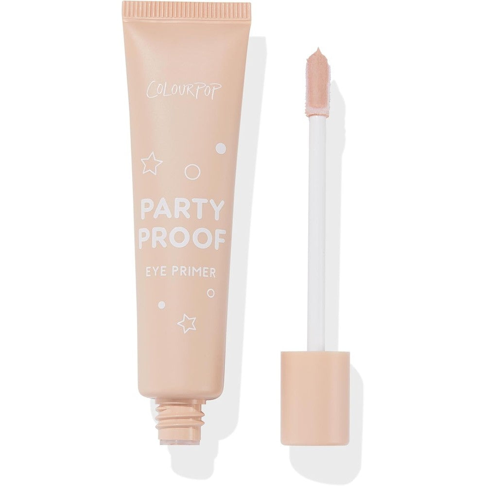 ColourPop Party Proof Eye Primer Translucent front view tube with applicator