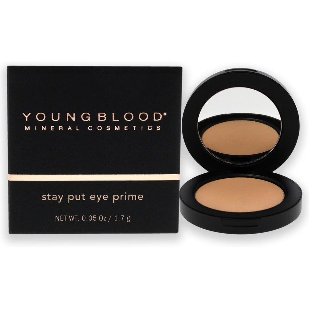 Youngblood Stay Put Eye Prime front view compact packaging for professional eye makeup prep