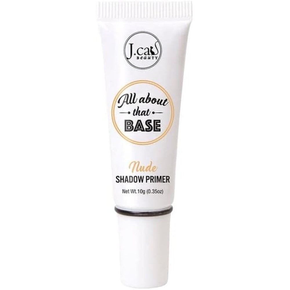 J.Cat Beauty All About That Base Nude Shadow Primer 10g front view crease free eyeshadow base