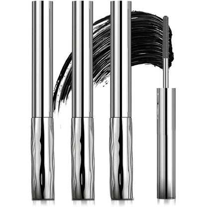 Ktouler Eyelash Primer three piece set front view showing sleek metallic silver tubes