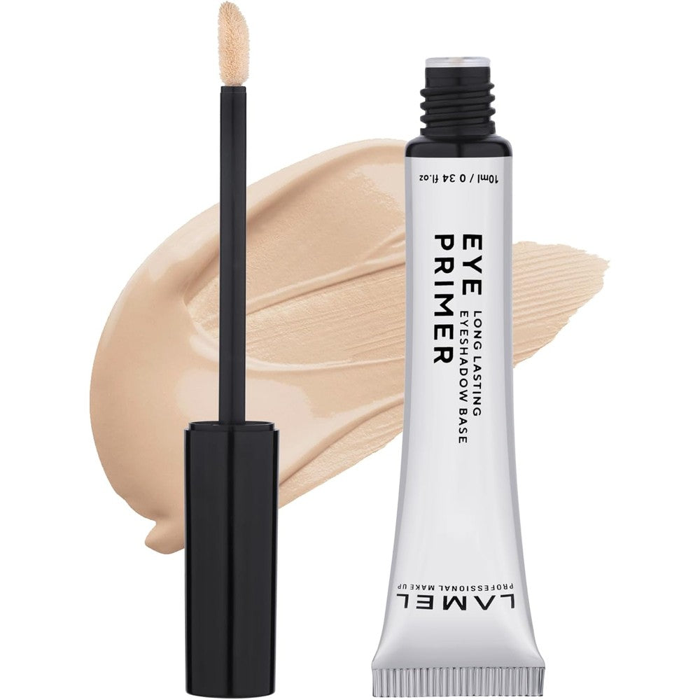 Lamel Insta Eyeshadows Base 10 ml front view packaging showing the clear eye primer tube.