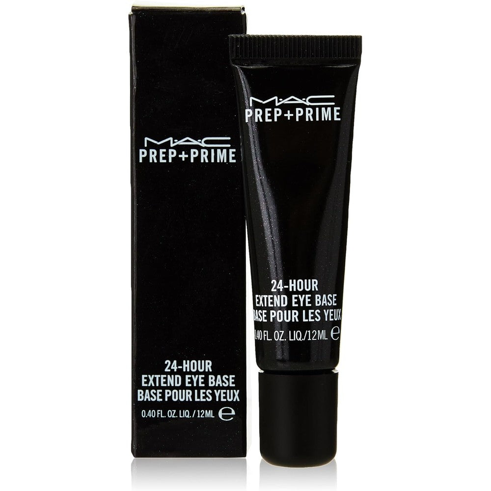 MAC Prep Plus Prime 24-Hour Extend Eye Base front packaging view authentic eyeshadow primer