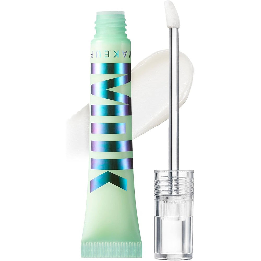 Milk Makeup Hydro Grip Eye Primer front view showing the light green tube packaging.