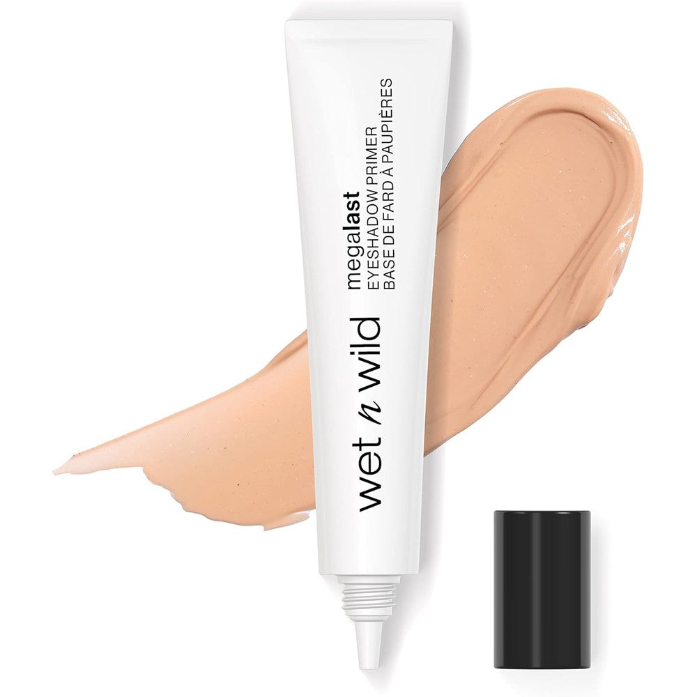 Wet N Wild Megalast Eyeshadow Primer front packaging view for long lasting eye makeup