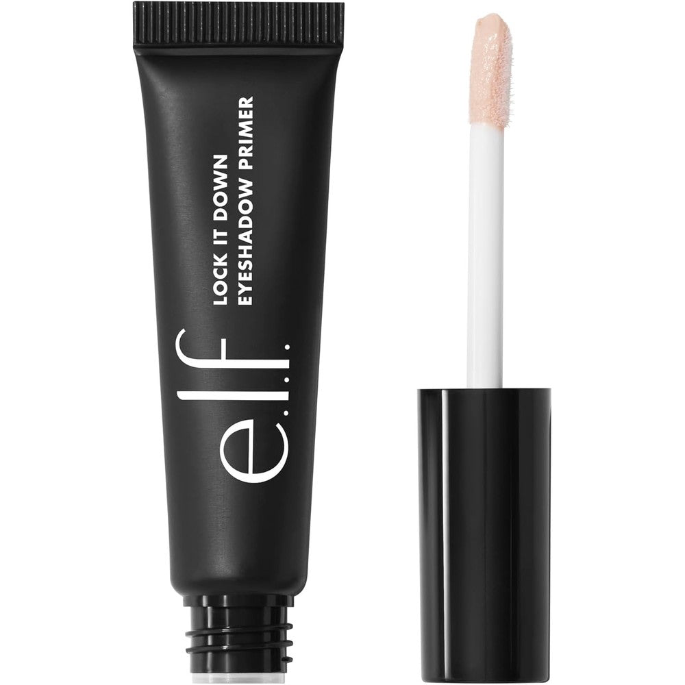 e.l.f. Lock It Down Eyeshadow Primer in a squeeze tube for long lasting eye makeup