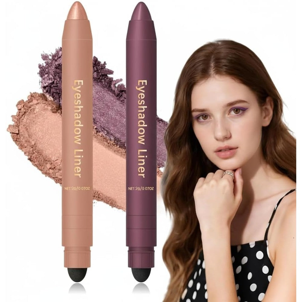 Rexibuz 2-in-1 Shadow Liner and Eyeshadow Stick Plum front view