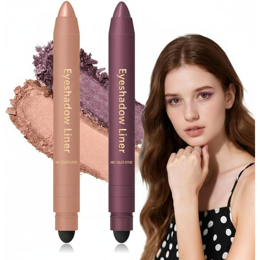 Rexibuz 2-in-1 Shadow Liner and Eyeshadow Stick Plum front view