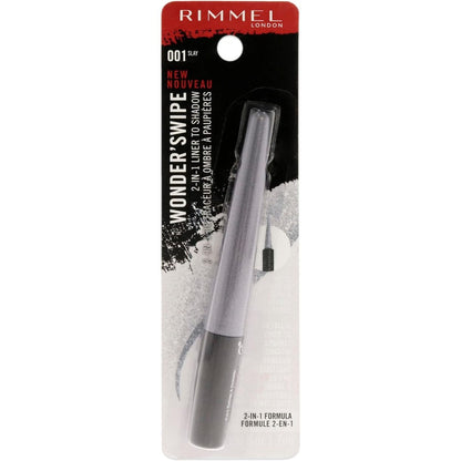 Rimmel London Wonder Swipe 2-In-1 Liner To Shadow 001 Slay Metallic Eyeliner And Eyeshadow 1.7 Milliliters - Image 1