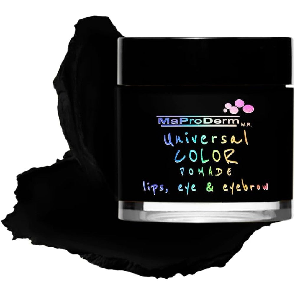 MaProDerm Universal Color Pomade 100 Coal front view of waterproof cream