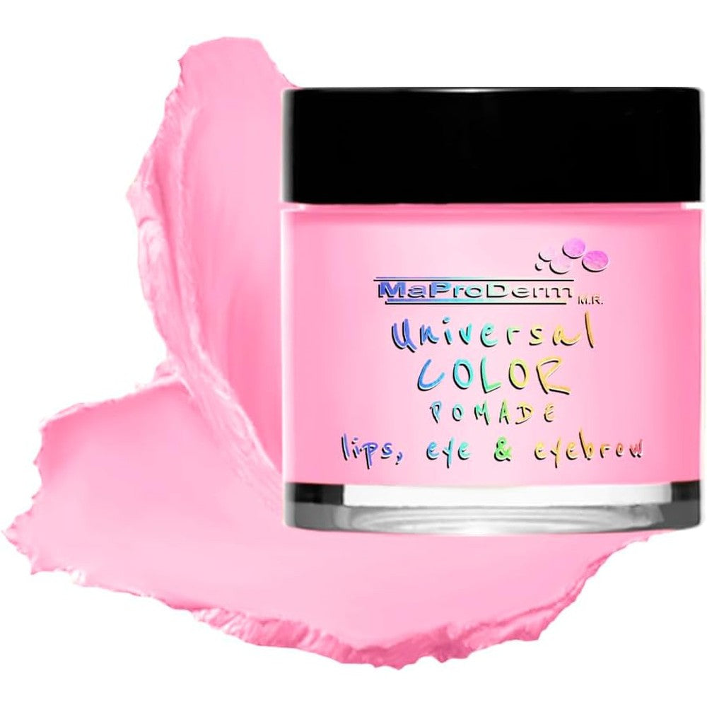MaProDerm Universal Color Pomade 81 Pastel Pink jar front view multipurpose makeup