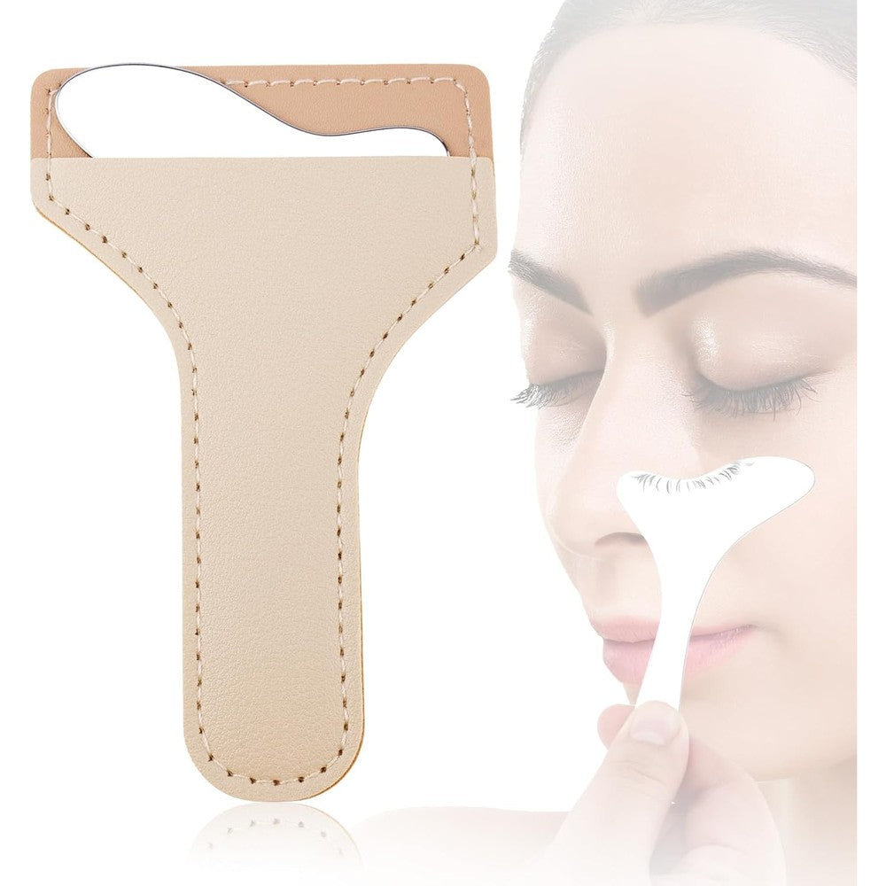 Gosknor stainless steel eyeliner stencil front view