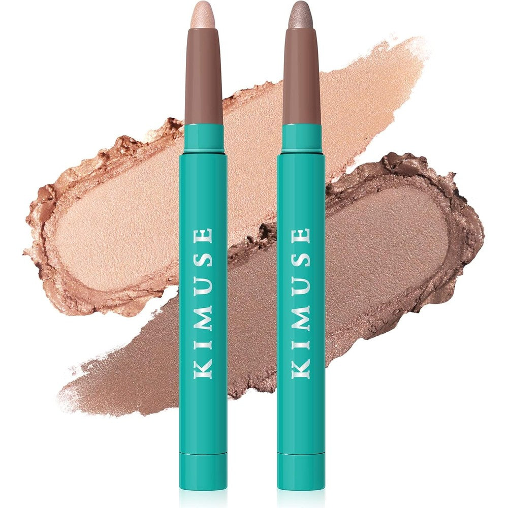 Kimuse 2 piece waterproof eyeshadow stick set front view