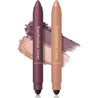 Generic 2-in-1 eyeliner and eyeshadow stick front view
