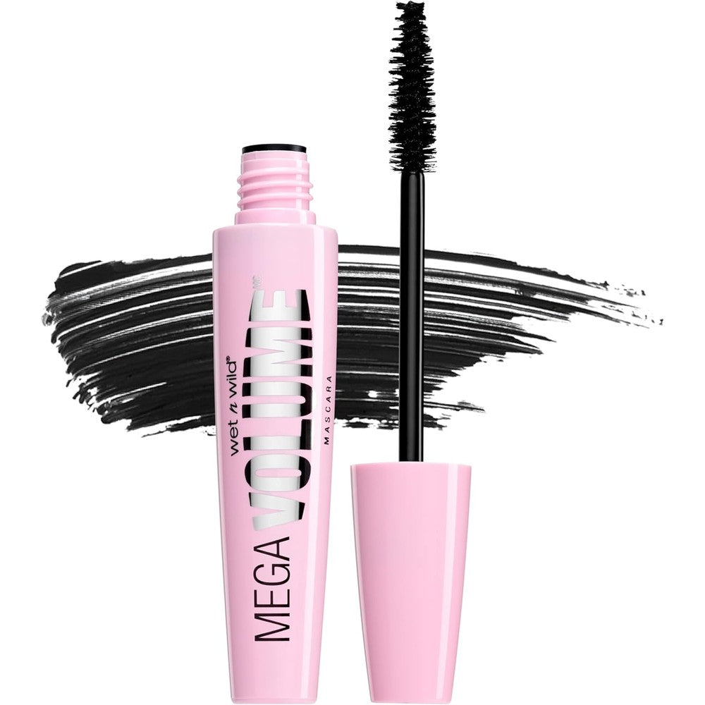 Wet N Wild Mega Volume Waterproof Mascara front view pink tube
