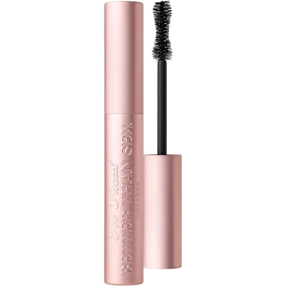 Too Faced Better Than Sex Volumizing Mascara pale pink tube front view