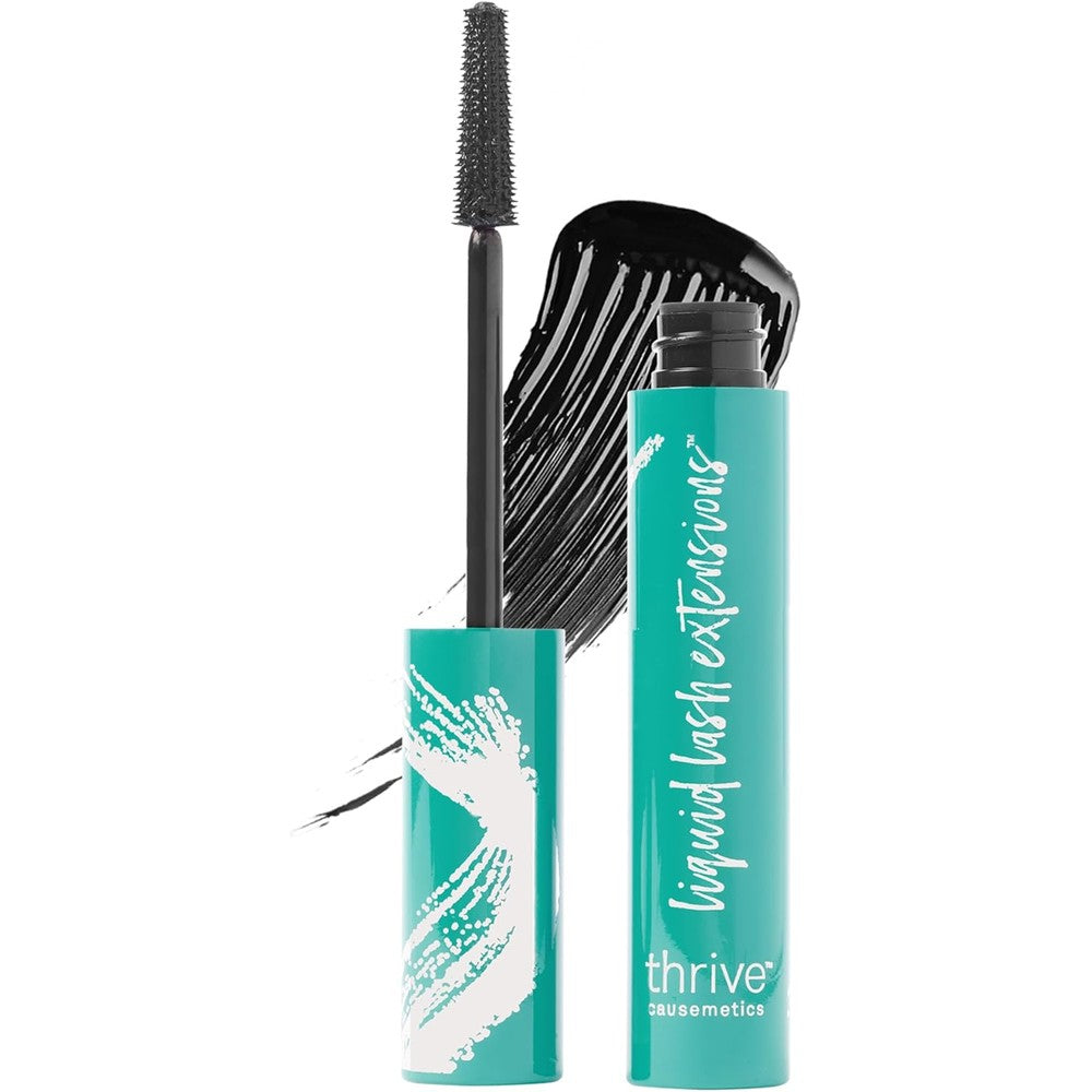 Thrive Causemetics Liquid Lash Extensions Tubing Mascara teal tube front view