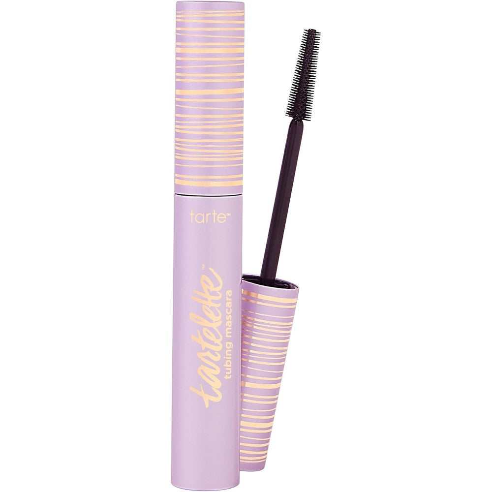 Tarte Tartelette Tubing Mascara lavender tube front view for lengthening eye makeup