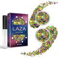 Laza body glitter set front view showing two jars and glue