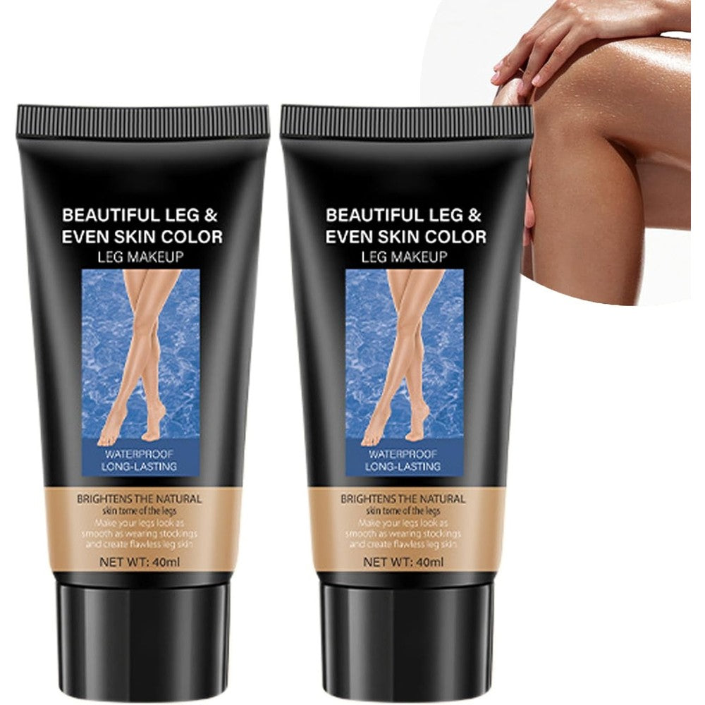 Fllauliyag Dulele leg and body makeup foundation front view in bronze medium